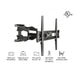 Syncmount SM-3265FM | Articulating wall mount for TV 32" to 65" - Up to 66 lbs-Sonxplus St-Sauveur