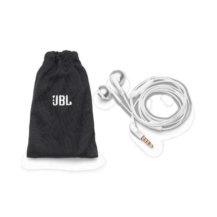 JBL Tune 205 | Wired in-ear headphones - JBL Pure Bass - Microphone - Chrome-Sonxplus St-Sauveur