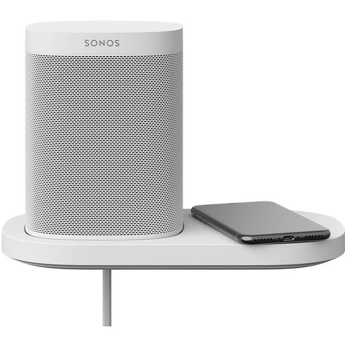 Sonos S1SHFWW1 | Shelf for One and One SL Speakers - White-Sonxplus St-Sauveur