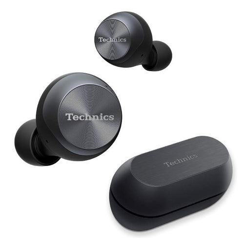 Technics EAHAZ70WK | In-Ear Headphones - 100% Wireless - Bluetooth - Dual Hybrid Noise-Cancelling - IPX4 - Black-Sonxplus St-Sauveur