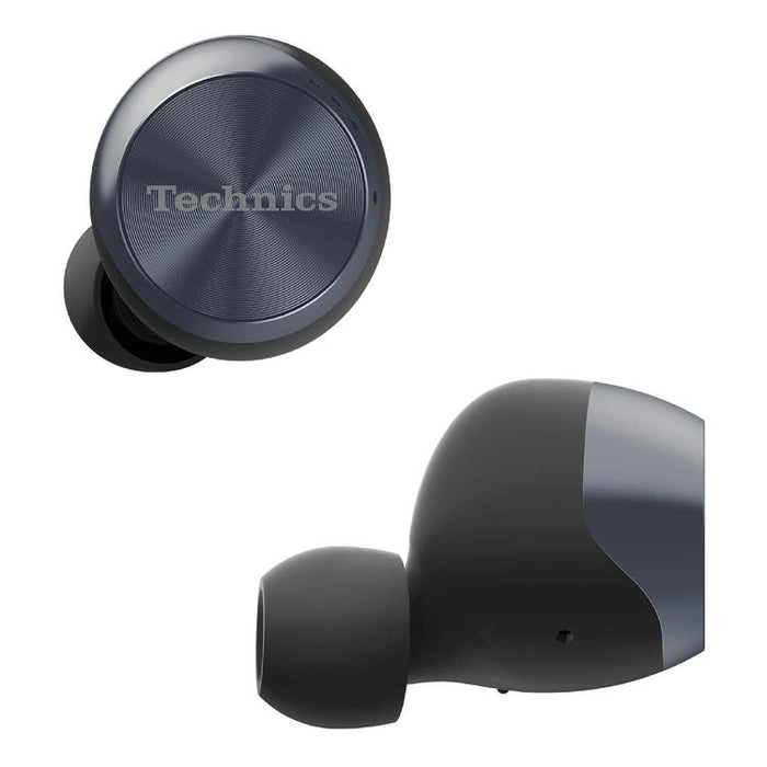 Technics EAHAZ70WK | In-Ear Headphones - 100% Wireless - Bluetooth - Dual Hybrid Noise-Cancelling - IPX4 - Black-Sonxplus St-Sauveur