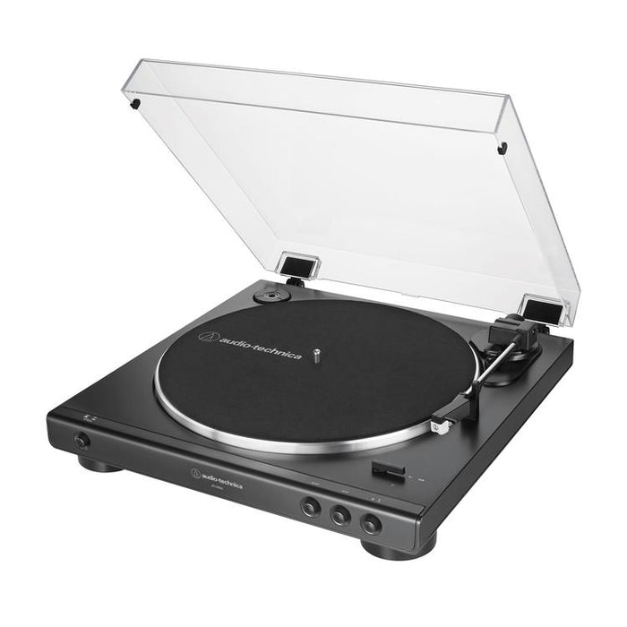 Audio-Technica AT-LP60XBK | Stereo Turntable - Belt Drive - Fully Automatic - Black-Sonxplus St-Sauveur