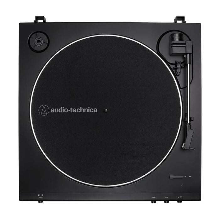 Audio-Technica AT-LP60XBK | Stereo Turntable - Belt Drive - Fully Automatic - Black-Sonxplus St-Sauveur