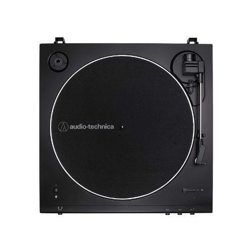 Audio-Technica AT-LP60XBTBK | Turntable Stereo - Wireless - Bluetooth - Belt Drive - Fully Automatic - Black-Sonxplus St-Sauveur