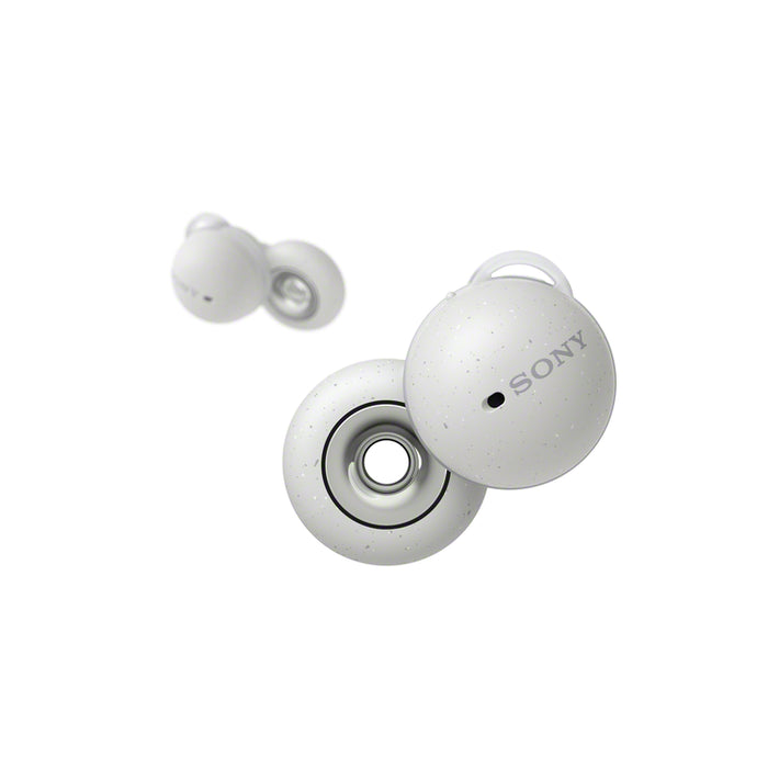 Sony WF-L900 | In-ear headphones - LinkBuds - 100% Wireless - Bluetooth - Microphone - Adaptive control - Up to 17.5 hours battery life - White-Sonxplus St-Sauveur