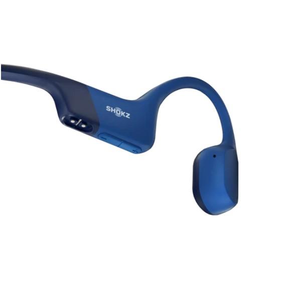 SHOKZ OpenRun | Bone Conduction Headphones - Sport - Bluetooth - 8 hours autonomy - Bleu-Sonxplus St-Sauveur