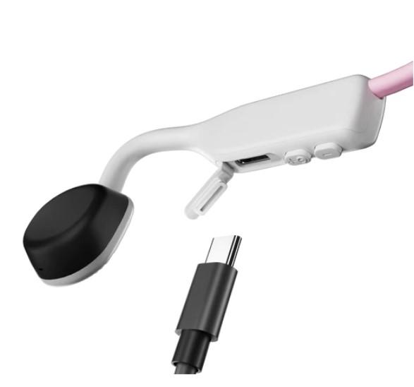 SHOKZ OpenMove | Bone conduction headphones - Bluetooth - 6 hours autonomy - Pink Himalayan-Sonxplus St-Sauveur