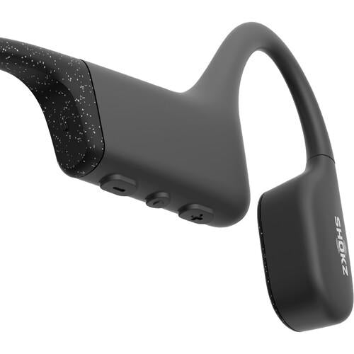 SHOKZ OpenSwim | Bone conduction headphones - For swimming - Wireless - IP68 waterproof - 8 hours battery life - Black-Sonxplus St-Sauveur