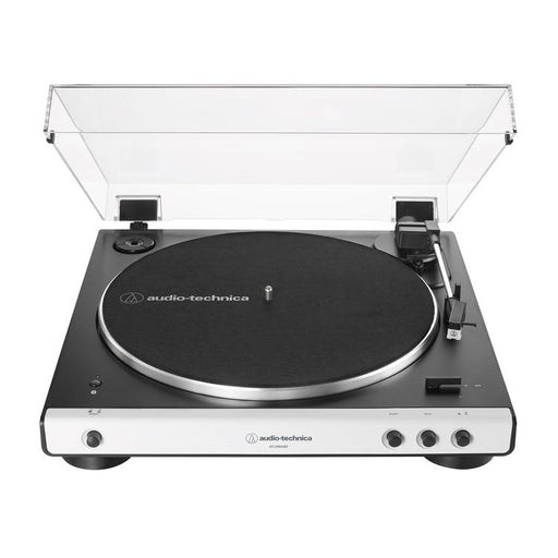 Audio-Technica AT-LP60XBT | Turntable Stereo - Wireless - Bluetooth - Belt Drive - Fully Automatic - White-Sonxplus St-Sauveur