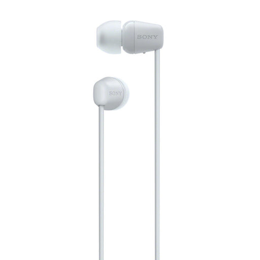 Sony WI-C100 | In-ear headphones - Wireless - Bluetooth - Around the neck - Microphone - IPX4 - White-Sonxplus St-Sauveur