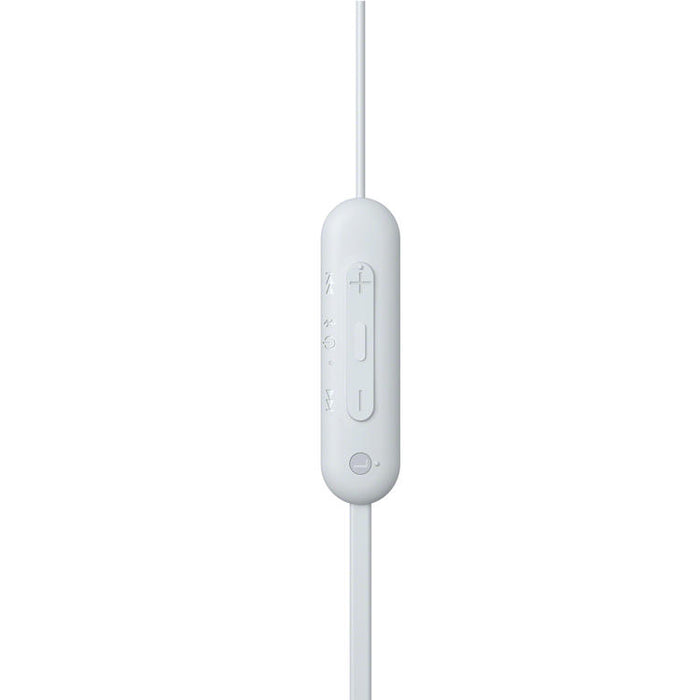 Sony WI-C100 | In-ear headphones - Wireless - Bluetooth - Around the neck - Microphone - IPX4 - White-Sonxplus St-Sauveur