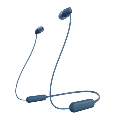 Sony WI-C100 | In-ear headphones - Wireless - Bluetooth - Around the neck - Microphone - IPX4 - Blue-Sonxplus St-Sauveur