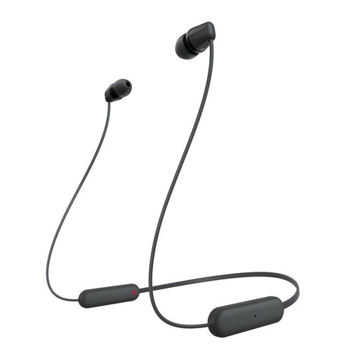 Sony WI-C100 | In-ear headphones - Wireless - Bluetooth - Around the neck - Microphone - IPX4 - Black-Sonxplus St-Sauveur