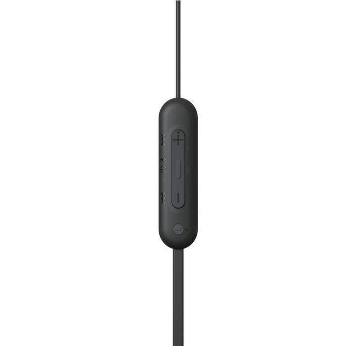 Sony WI-C100 | In-ear headphones - Wireless - Bluetooth - Around the neck - Microphone - IPX4 - Black-Sonxplus St-Sauveur