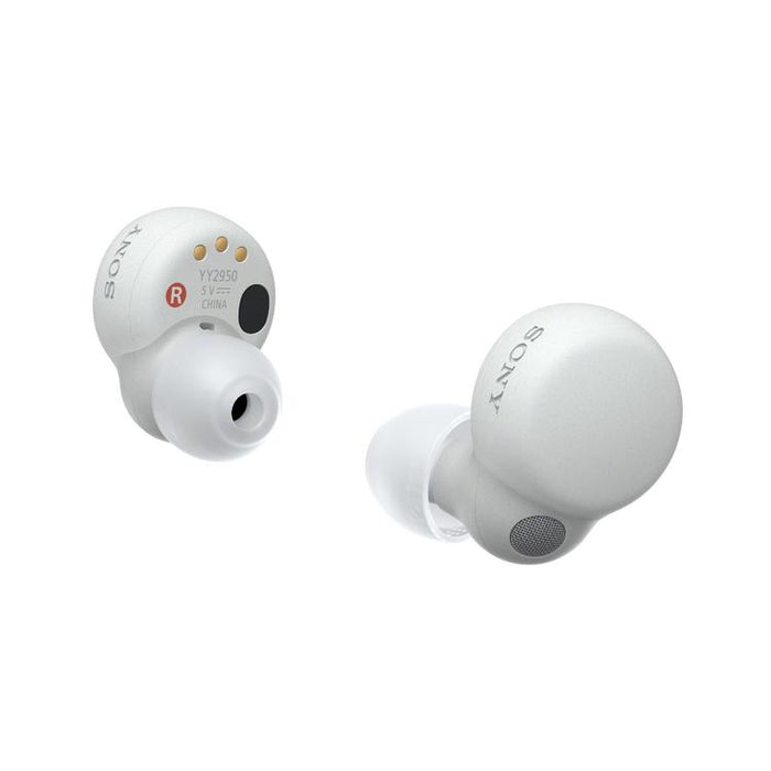 Sony WFLS900N | In-ear headset - LinkBuds S - 100% Wireless - Bluetooth - Microphone - Active noise cancelling - White-Sonxplus St-Sauveur