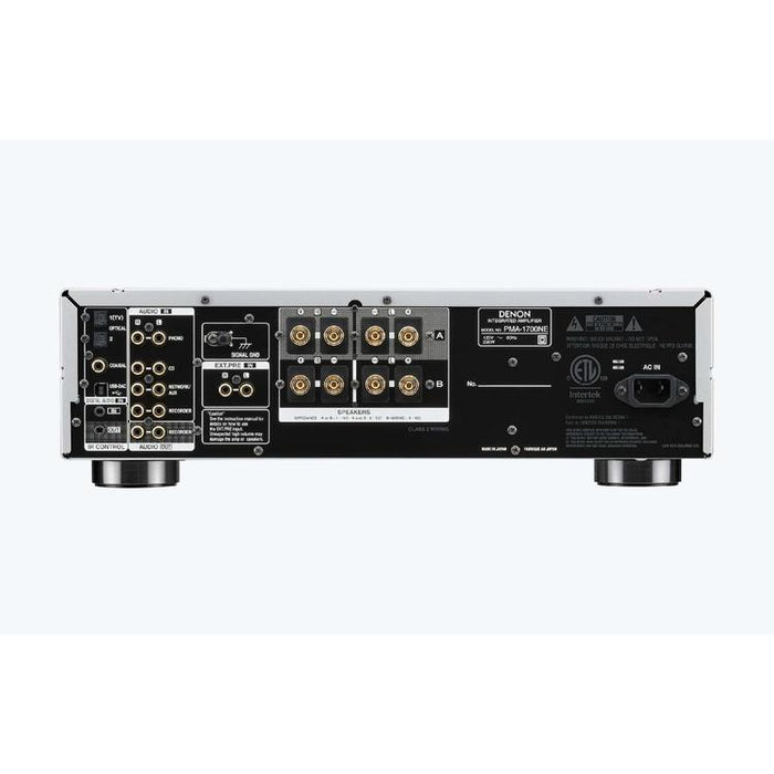 Denon PMA-1700NE | Integrated amplifier - 140W - Push-pull MOS circuit - Argent-Sonxplus St-Sauveur