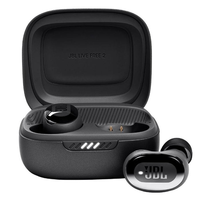 JBL Live Free 2 | In-Ear Headphones - 100% Wireless - Bluetooth - Smart Ambient - Microphones - Black-Sonxplus St-Sauveur