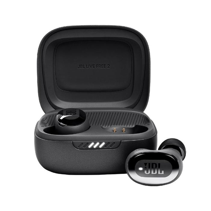 JBL Live Free 2 | In-Ear Headphones - 100% Wireless - Bluetooth - Smart Ambient - Microphones - Black-Sonxplus St-Sauveur