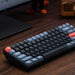 Keychron K2 | Mechanical Keyboard - Wireless - White LED - Red Gateron - Black-Sonxplus St-Sauveur