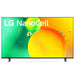 LG 65NANO75UQA | 65" NanoCell 4K Smart TV - LED - Nano75 Series - HDR - Processor IA a5 Gen5 4K - Black-Sonxplus St-Sauveur