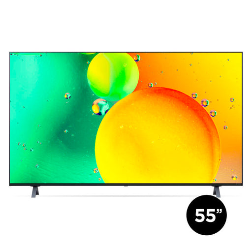 LG 55NANO75UQA | 55" NanoCell 4K Smart TV - LED - Nano75 Series - HDR - Processor IA a5 Gen5 4K - Black-Sonxplus St-Sauveur