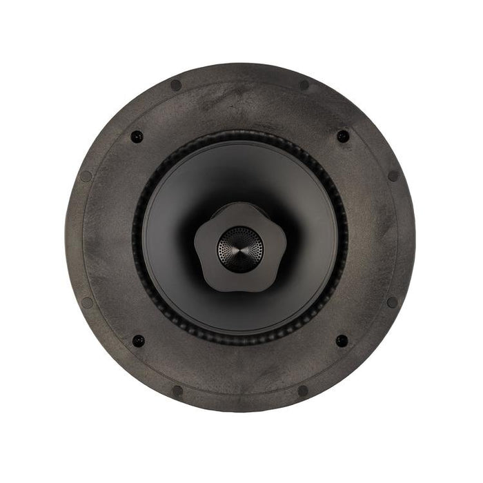 Paradigm CI Elite E80-R V2 | 8" in-ceiling speaker - SHOCK-MOUNT - Black - White surface ready to paint - Unité-Sonxplus St-Sauveur