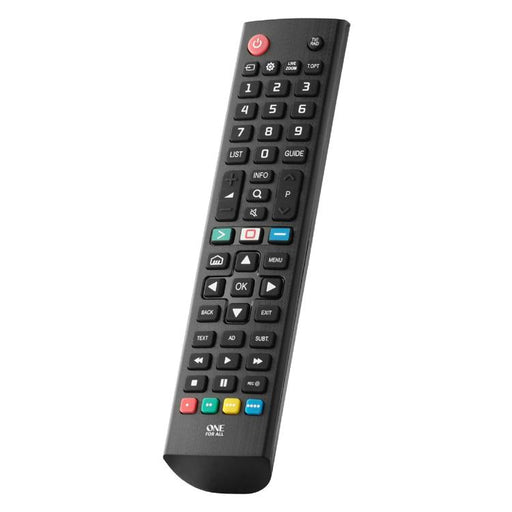 One for All URC4811R | Direct replacement remote control for any LG TV - Replacement Series - Black-Sonxplus St-Sauveur