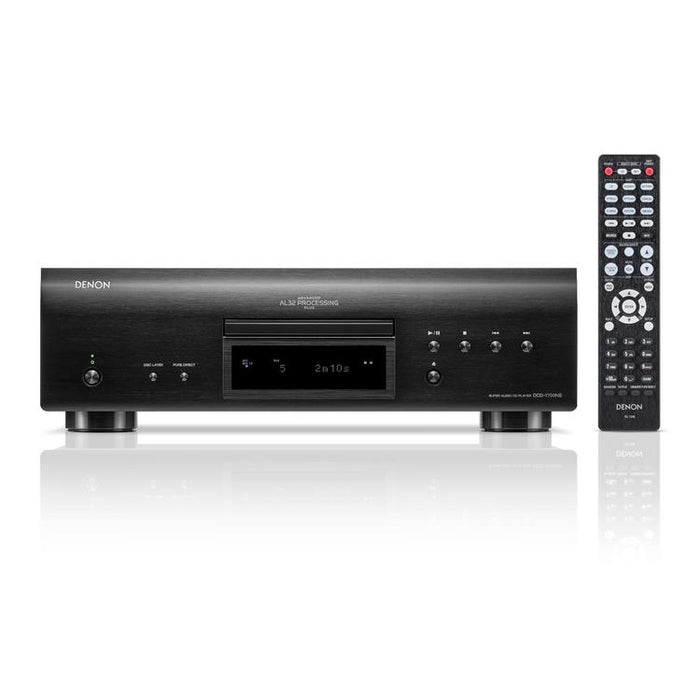 Denon DCD-1700NE | CD/SACD Player - With Advanced AL32 Processing Plus - SVH Mechanism - Black-Sonxplus St-Sauveur