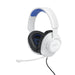 JBL Quantum 100P | Wired circumaural gaming headset - For Playstation Console - White/Blue-Sonxplus St-Sauveur