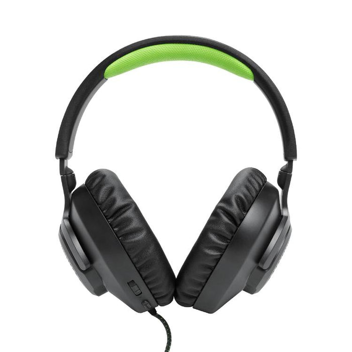 JBL Quantum 100X | Wired circumaural gaming headset - For X-box Console - Black/Green-Sonxplus St-Sauveur