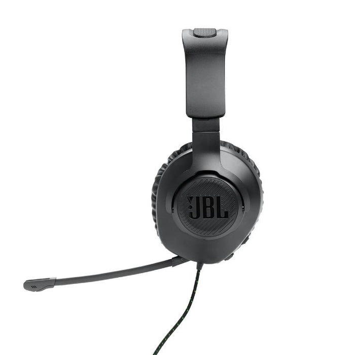 JBL Quantum 100X | Wired circumaural gaming headset - For X-box Console - Black/Green-Sonxplus St-Sauveur