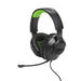 JBL Quantum 100X | Wired circumaural gaming headset - For X-box Console - Black/Green-Sonxplus St-Sauveur