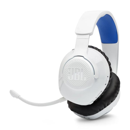 JBL Quantum 360P | Around-ear gaming headphones - Wireless - For Playstation Console - White/Blue-Sonxplus St-Sauveur