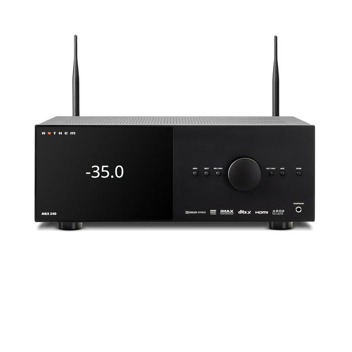 Anthem MRX 540 8K | Home theater receiver - 7.2 channel preamplifier and 5 channel amplifier - 100 W - Black-Sonxplus St-Sauveur