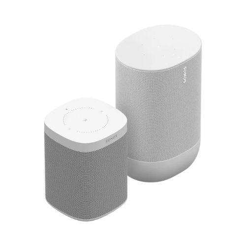 Sonos | Indoor/Outdoor Package - Era 100 and Move - White-Sonxplus St-Sauveur