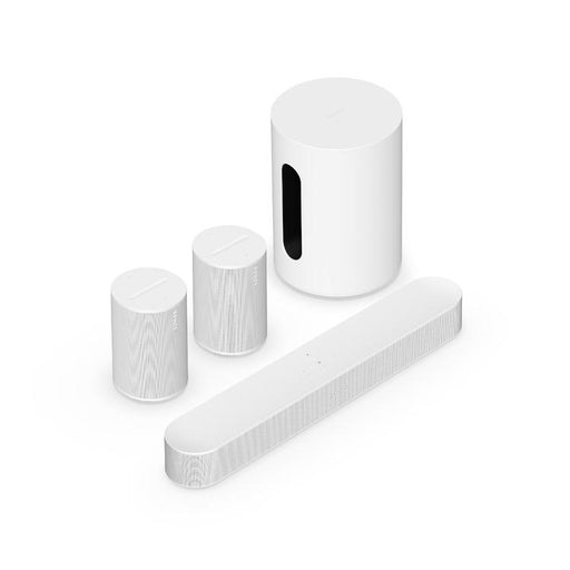 Sonos | Immersive Set with Beam - Sub Mini - Era 100 - White-Sonxplus St-Sauveur