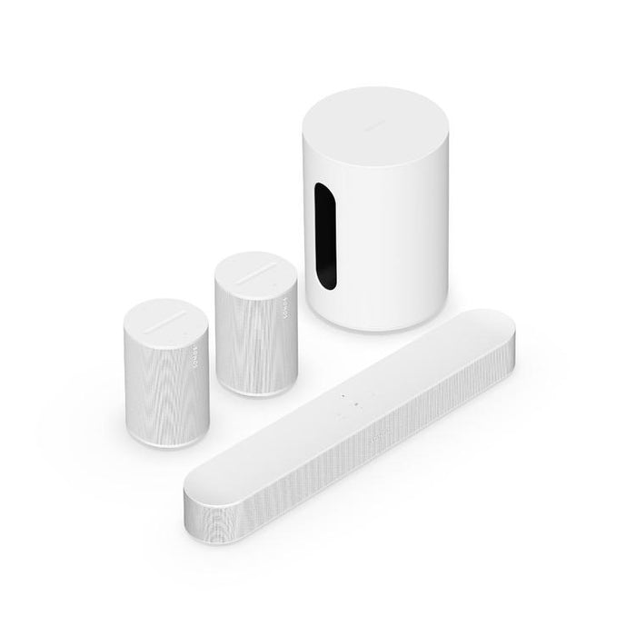 Sonos | Immersive Set with Beam - Sub Mini - Era 100 - White-Sonxplus St-Sauveur