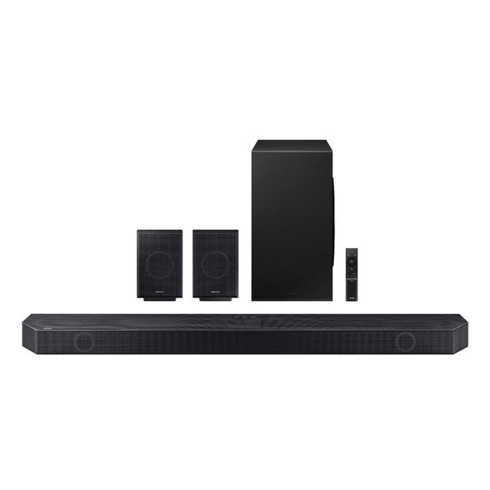 Samsung HWQ990C | Soundbar - 11.1.4 channels - Dolby ATMOS wireless - With wireless subwoofer and rear speakers included - Q Series - 656W - Black-Sonxplus St-Sauveur