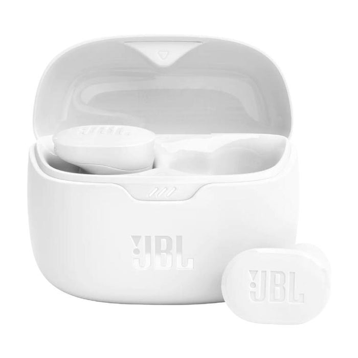 JBL Tune Buds | In-Ear Headphones - 100% Wireless - Bluetooth - Noise reduction - 4 microphones - White-Sonxplus St-Sauveur