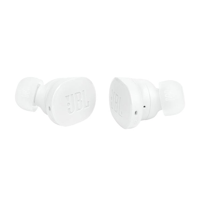 JBL Tune Buds | In-Ear Headphones - 100% Wireless - Bluetooth - Noise reduction - 4 microphones - White-Sonxplus St-Sauveur