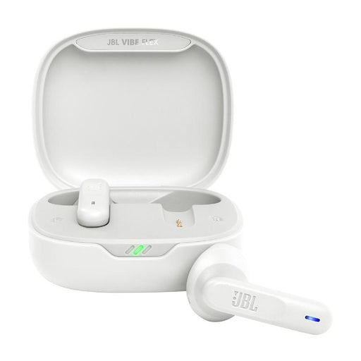 JBL Vibe Flex | In-Ear Headphones - Wireless - Bluetooth - Stick-open design - Smart Ambient Technology - White-Sonxplus St-Sauveur