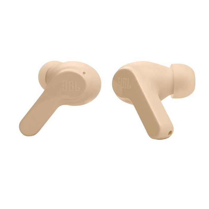 JBL Vibe Beam | In-Ear Headphones - Wireless - Bluetooth - Smart Ambient Technology - Beige-Sonxplus St-Sauveur