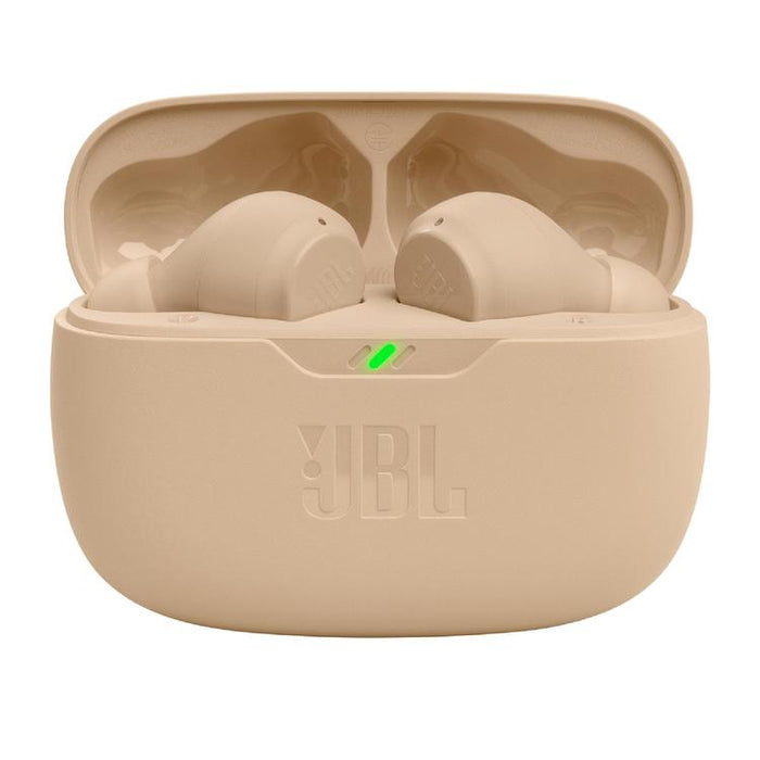 JBL Vibe Beam | In-Ear Headphones - Wireless - Bluetooth - Smart Ambient Technology - Beige-Sonxplus St-Sauveur