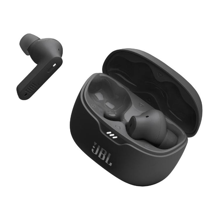 JBL Tune Beam | In-Ear Headphones - 100% Wireless - Bluetooth - Smart Ambient - Stick-open Design - Black-Sonxplus St-Sauveur