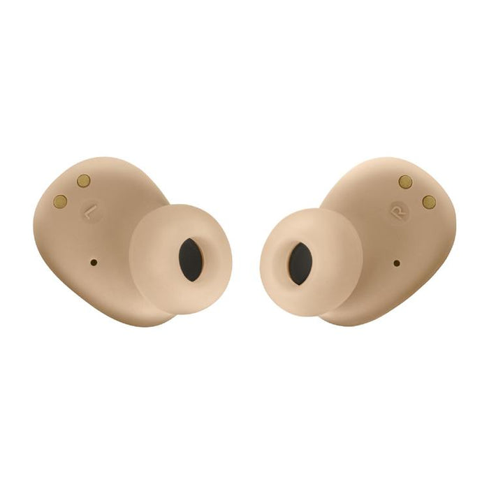 JBL Vibe Buds | In-Ear Headphones - Wireless - Bluetooth - Smart Ambient Technology - Beige-Sonxplus St-Sauveur