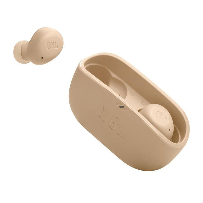 JBL Vibe Buds | In-Ear Headphones - Wireless - Bluetooth - Smart Ambient Technology - Beige-Sonxplus St-Sauveur