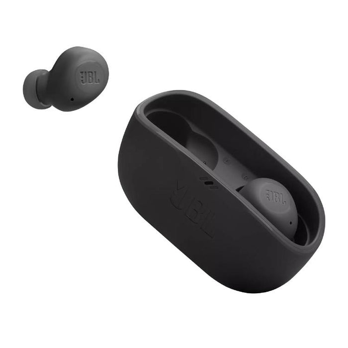 JBL Vibe Buds | In-Ear Headphones - Wireless - Bluetooth - Smart Ambient Technology - Black-Sonxplus St-Sauveur