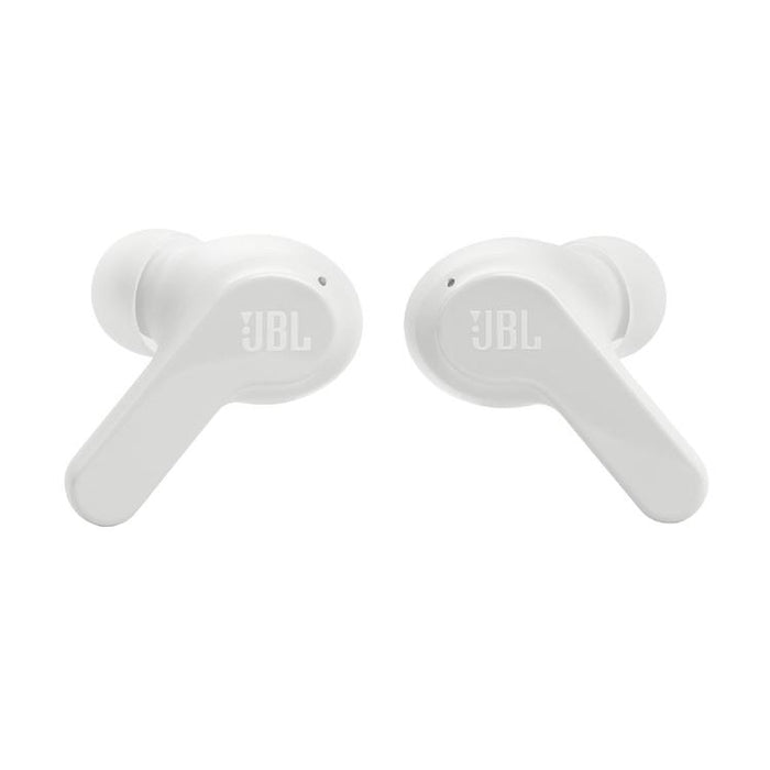 JBL Vibe Beam | In-Ear Headphones - Wireless - Bluetooth - Smart Ambient Technology - White-Sonxplus St-Sauveur