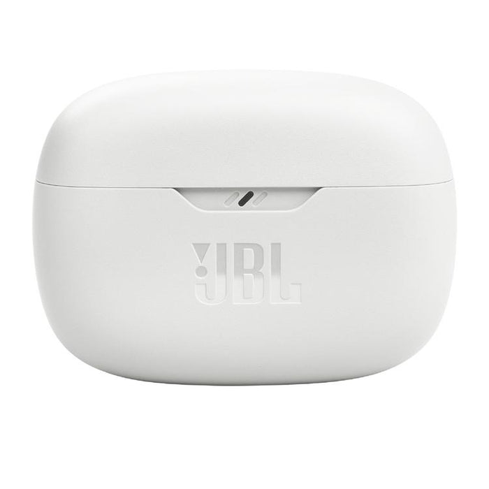 JBL Vibe Beam | In-Ear Headphones - Wireless - Bluetooth - Smart Ambient Technology - White-Sonxplus St-Sauveur