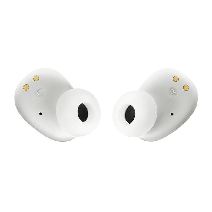 JBL Vibe Buds | In-Ear Headphones - Wireless - Bluetooth - Smart Ambient Technology - White-Sonxplus St-Sauveur